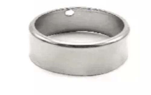 Pair of Stainless Steel Wear Sleeve Ring W/Lube Hole UFP 5200 6000 Trailer Axle Grease Seal 2.125" OD 2.03" ID (33304U-2)