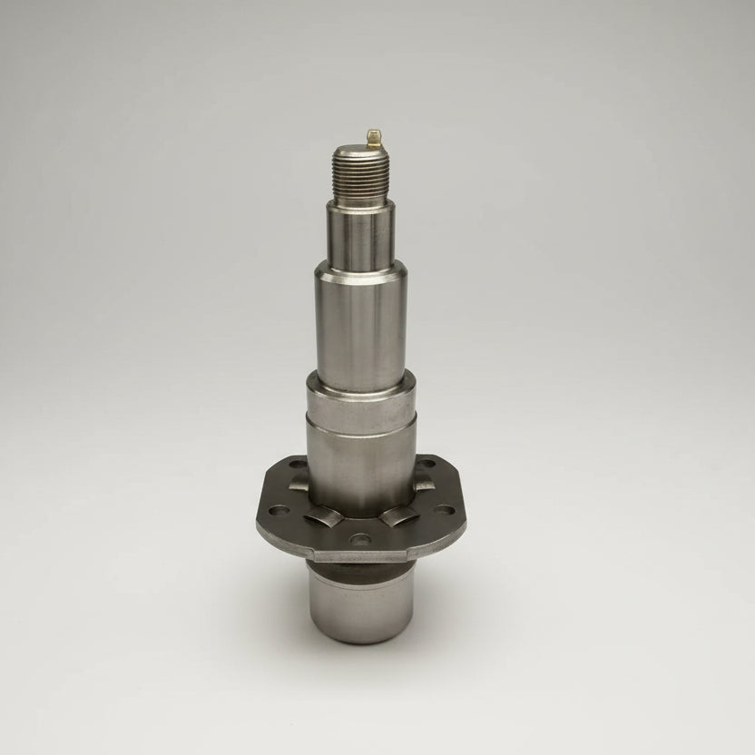 7000# Round Spindle #42 2.50" x 6" EZ Lube Flanged - No Stud (SP-25042FZ-225-DD)
