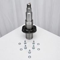 7K #42 Round EZ-Lube Trailer Axle Spindle Kit – 2.50" Weld-On Brake Flange with Hardware (SP-25042FZ-225-DD-KIT)
