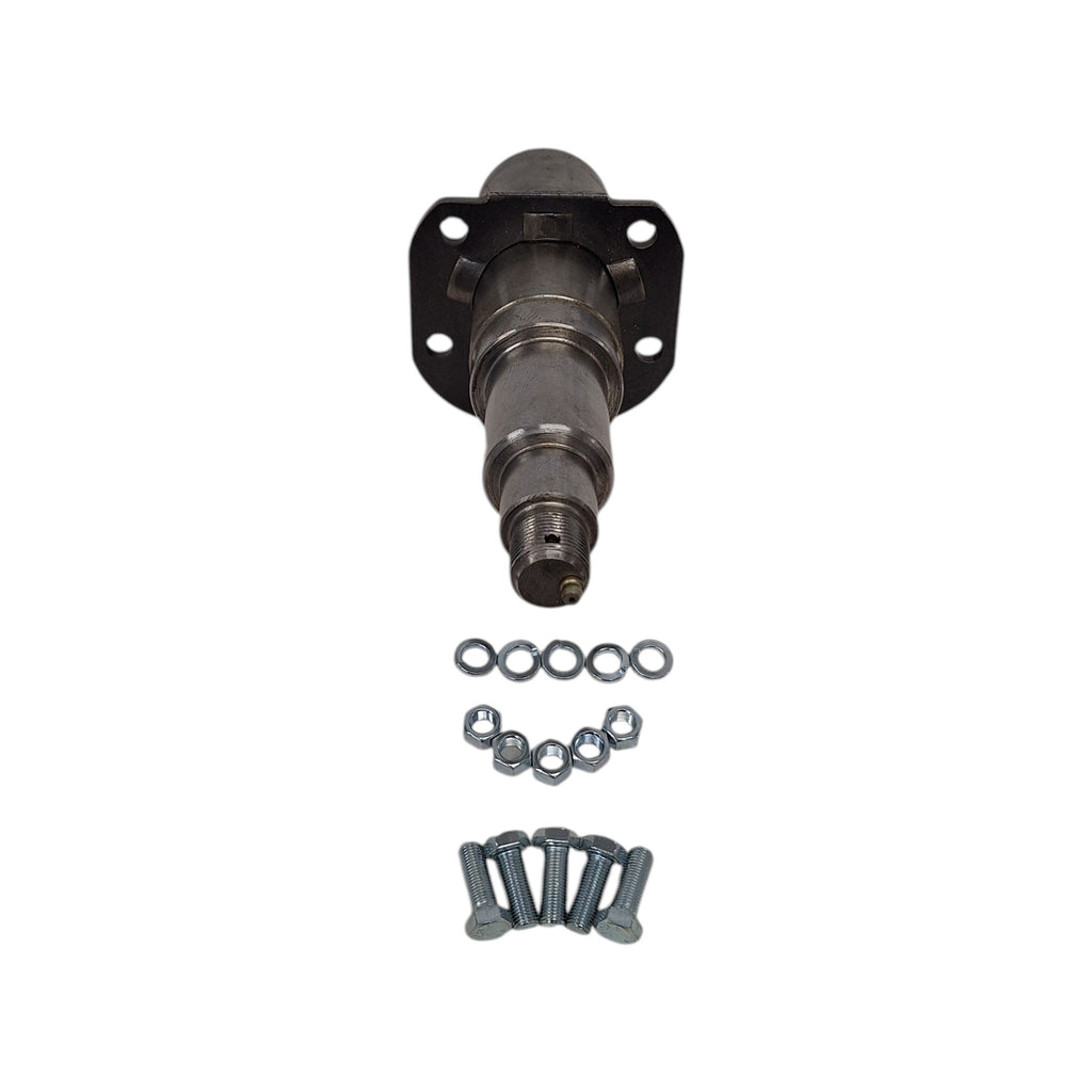 7K #42 Round EZ-Lube Trailer Axle Spindle Kit – 2.50" Weld-On Brake Flange with Hardware (SP-25042FZ-225-DD-KIT)
