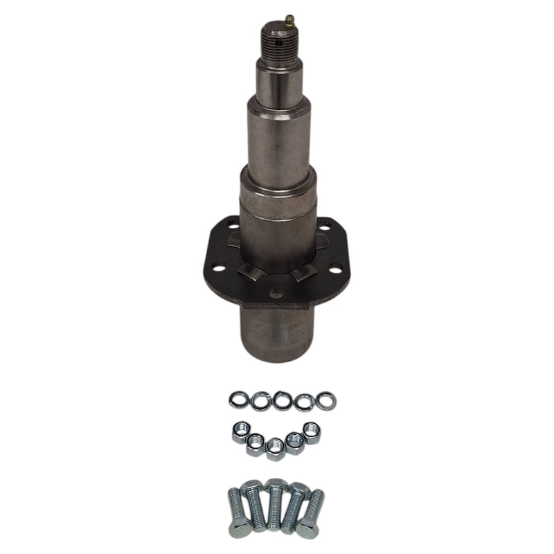 7K #42 Round EZ-Lube Trailer Axle Spindle Kit – 2.50" Weld-On Brake Flange with Hardware (SP-25042FZ-225-DD-KIT)
