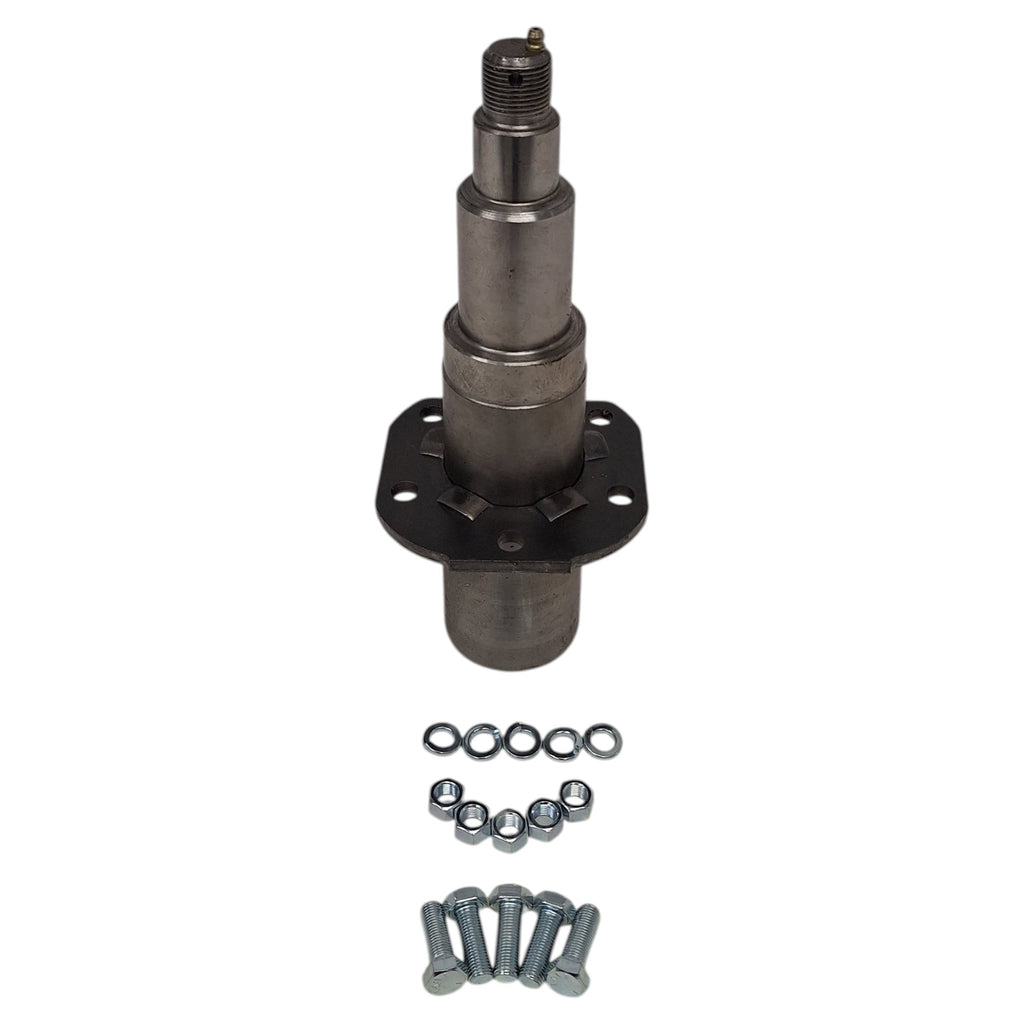 7K #42 Round EZ-Lube Trailer Axle Spindle Kit – 2.50" Weld-On Brake Flange with Hardware (SP-25042FZ-225-DD-KIT)