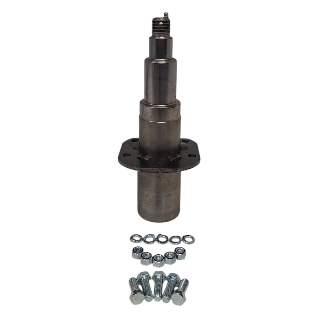 7K #42 Round EZ-Lube Trailer Axle Spindle Kit – 2.50" Weld-On Brake Flange with Hardware (SP-25042FZ-225-DD-KIT)