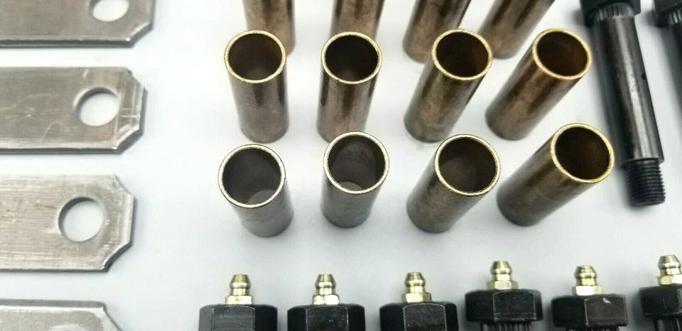 Shackle Rebuild Kit Triaxle with 356, Bronze Bushings, Wet Bolts, 2.562" Shackles (SRK-3A-WB-356-BB)