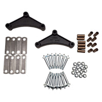 Tandem Axle Wet Bolt Suspension Rebuild Kit with EQ-E1 Equalizers, Brass Bushings & 3.125" Shackle Straps (SRK-TA-WB-LE-BB-3125)
