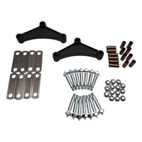 Tandem Axle Wet Bolt Suspension Rebuild Kit with EQ-E1 Equalizers, Brass Bushings & 3.125" Shackle Straps (SRK-TA-WB-LE-BB-3125)