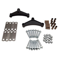 Tandem Axle Wet Bolt Suspension Rebuild Kit with EQ-E1 Equalizers, Brass Bushings & 3.125" Shackle Straps (SRK-TA-WB-LE-BB-3125)