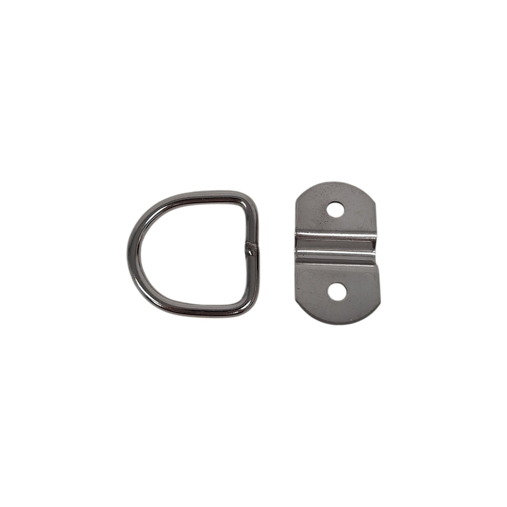 3/16" Stainless Steel Tie Down Lashing D Rings 1000# Rated Trailer (SS10)