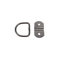 3/16" Stainless Steel Tie Down Lashing D Rings 1000# Rated Trailer (SS10)