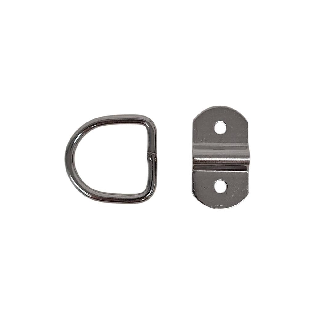 3/16" Stainless Steel Tie Down Lashing D Rings 1000# Rated Trailer (SS10)