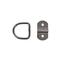 3/16" Stainless Steel Tie Down Lashing D Rings 1000# Rated Trailer (SS10)