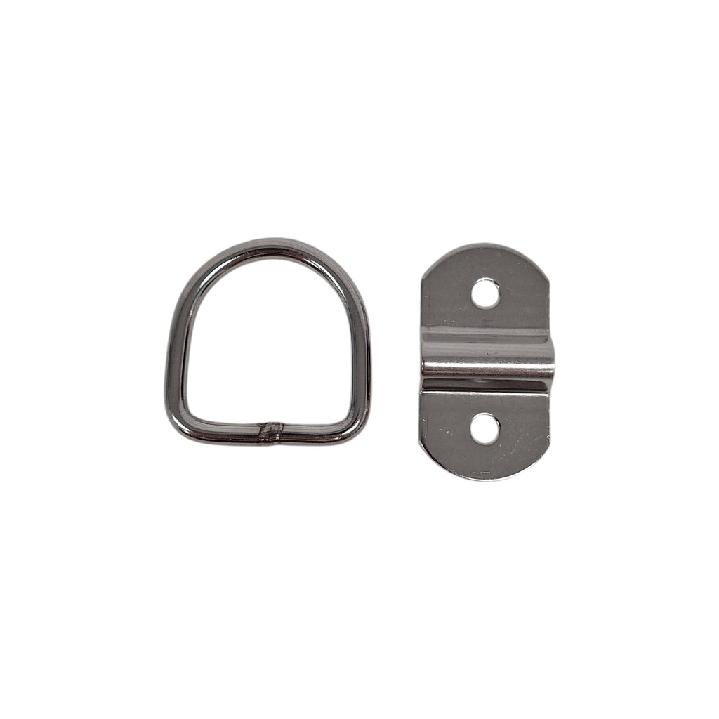 3/16" Stainless Steel Tie Down Lashing D Rings 1000# Rated Trailer (SS10)