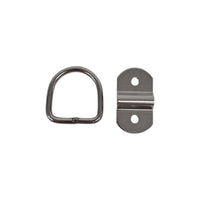 3/16" Stainless Steel Tie Down Lashing D Rings 1000# Rated Trailer (SS10)