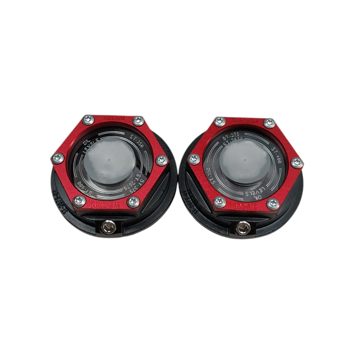 Two 2-7/8" Valcrum Aluminum Hub Cap Fits 6K-8K Trailer Axle Grease/Oil 21-35 (ST-2875-LOTOF2)