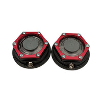TWO 2-7/8" Valcrum Aluminum Hub Cap AL-KO 7K-8K Trailer Axle Grease/Oil 568268 (ST-2875A-LOTOF2)