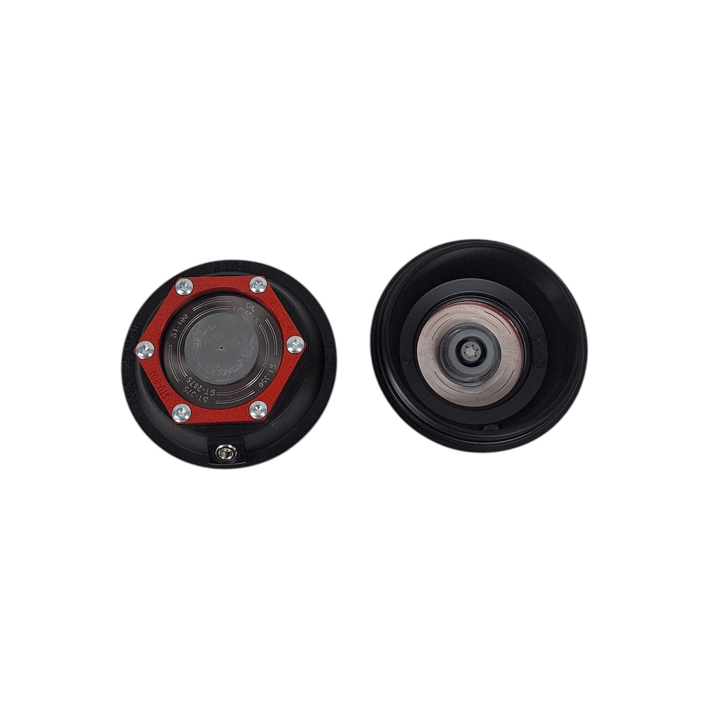 TWO 3.5" Valcrum Aluminum Hub Cap Fits 9K-10K GD Trailer Axle Oil 21-88 Dexter (ST-350-LOTOF2)