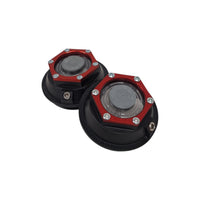 TWO 3.5" Valcrum Aluminum Hub Cap Fits 9K-10K GD Trailer Axle Oil 21-88 Dexter (ST-350-LOTOF2)