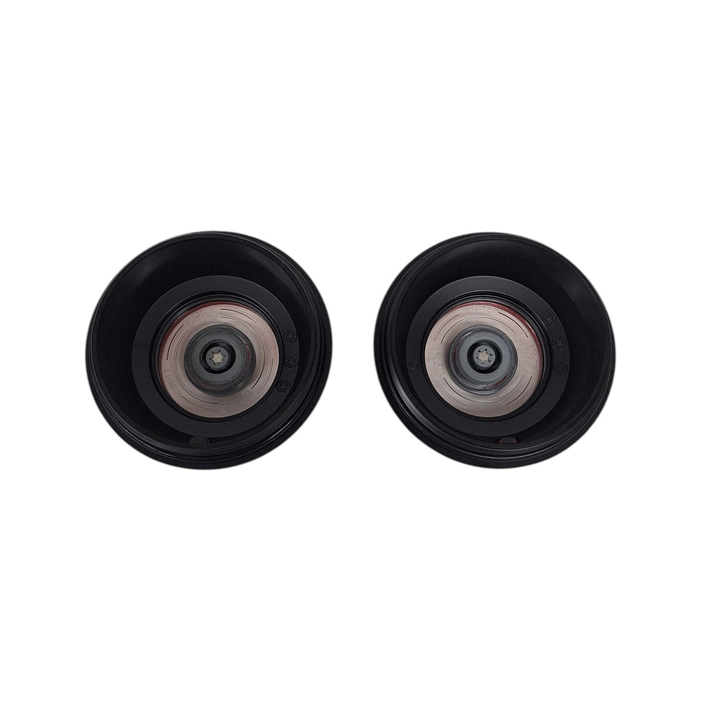 TWO 3.5" Valcrum Aluminum Hub Cap Fits 9K-10K GD Trailer Axle Oil 21-88 Dexter (ST-350-LOTOF2)