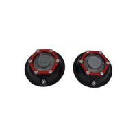 TWO 3.5" Valcrum Aluminum Hub Cap Fits 9K-10K GD Trailer Axle Oil 21-88 Dexter (ST-350-LOTOF2)