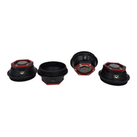 FOUR 3.5" Valcrum Aluminum Hub Cap Fits 9K-10K GD Trailer Axle Oil 21-88 Dexter (ST-350-LOTOF4)