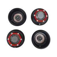 FOUR 3.5" Valcrum Aluminum Hub Cap Fits 9K-10K GD Trailer Axle Oil 21-88 Dexter (ST-350-LOTOF4)
