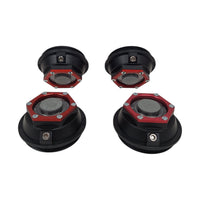 FOUR 3.5" Valcrum Aluminum Hub Cap Fits 9K-10K GD Trailer Axle Oil 21-88 Dexter (ST-350-LOTOF4)