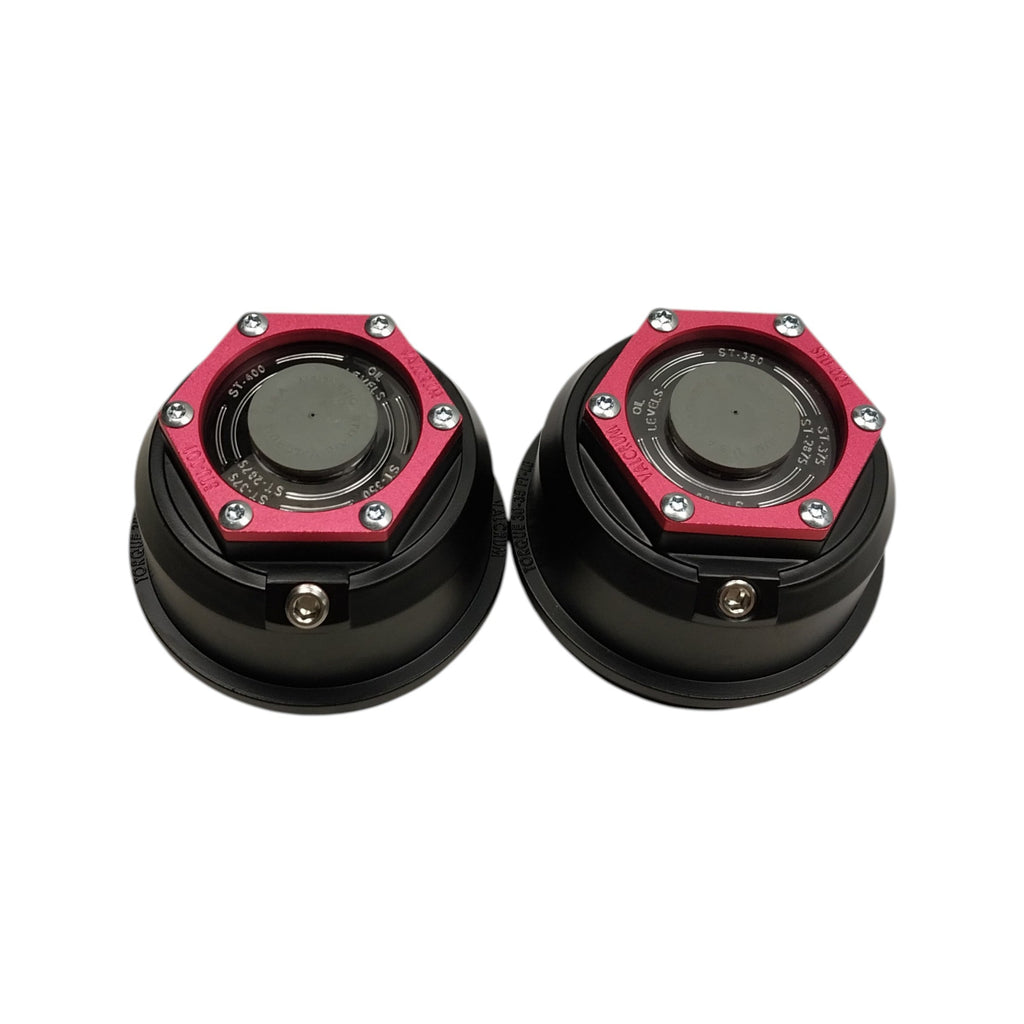 TWO 3-3/4" Valcrum Aluminum Hub Cap ALKO 9K-16K Trailer Axle Grease/Oil 12011 (ST-375-LOTOF2)