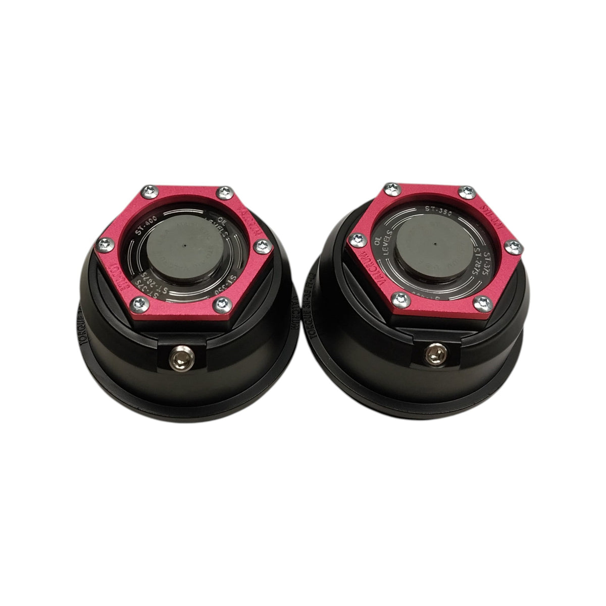 TWO 3-3/4" Valcrum Aluminum Hub Cap ALKO 9K-16K Trailer Axle Grease/Oil 12011 (ST-375-LOTOF2)