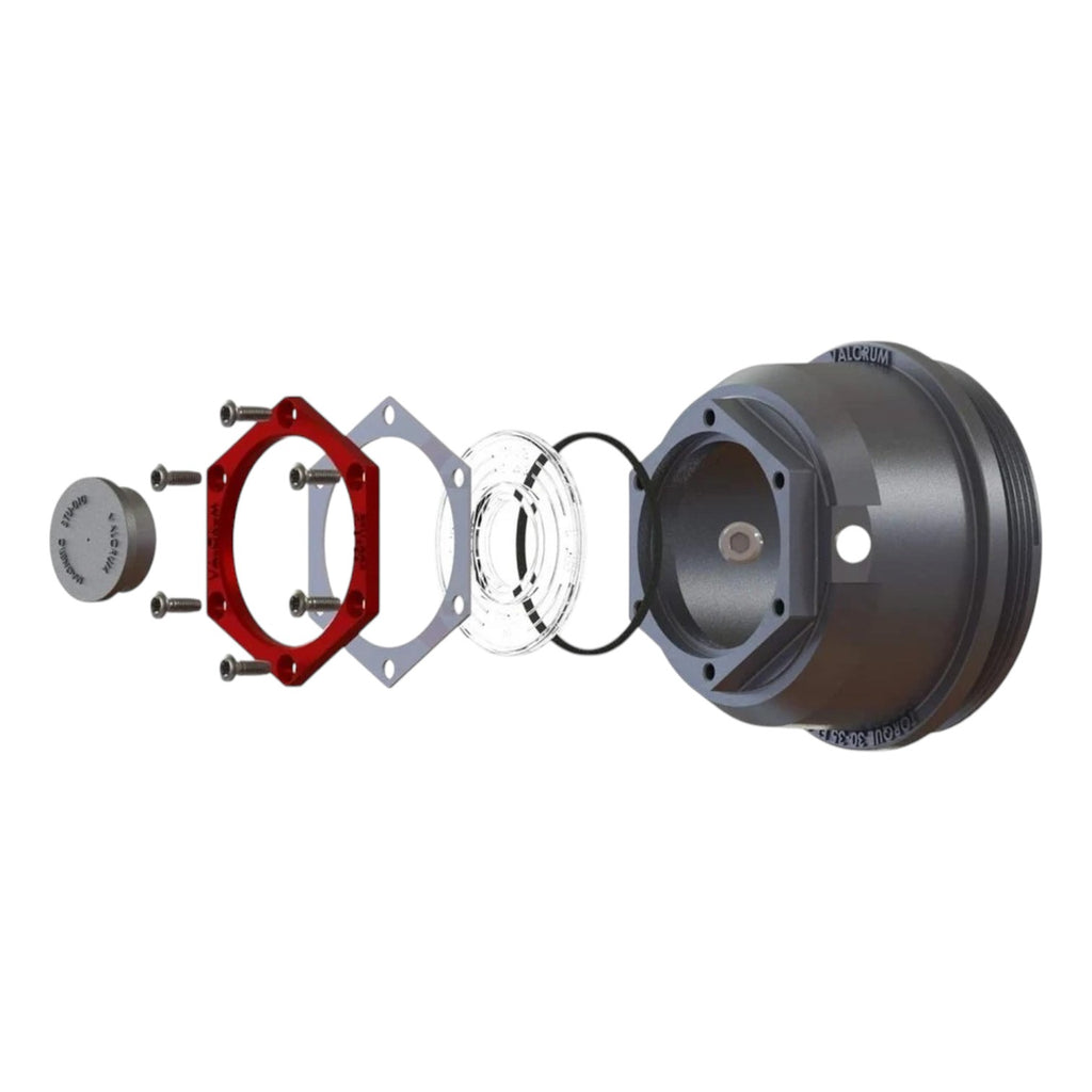 ONE 3-3/4" Valcrum Aluminum Hub Cap Hayes ALKO 9K-16K Trailer Axle Grease/Oil (ST-375)