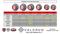 ONE 4" Valcrum Aluminum Hub Cap 10K 12K 15K Trailer Axle Grease/Oil 21-36 Dexter (ST-400)