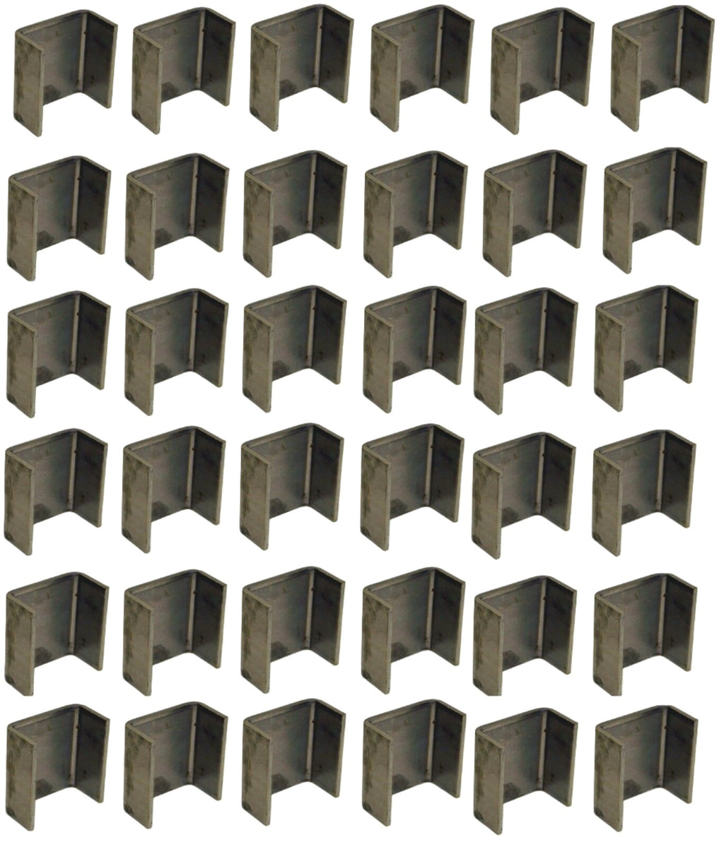 36 – 2×4 Weld-On Steel Stake Pockets (7-Gauge / 3?16") (STK-7GA-LOT36)
