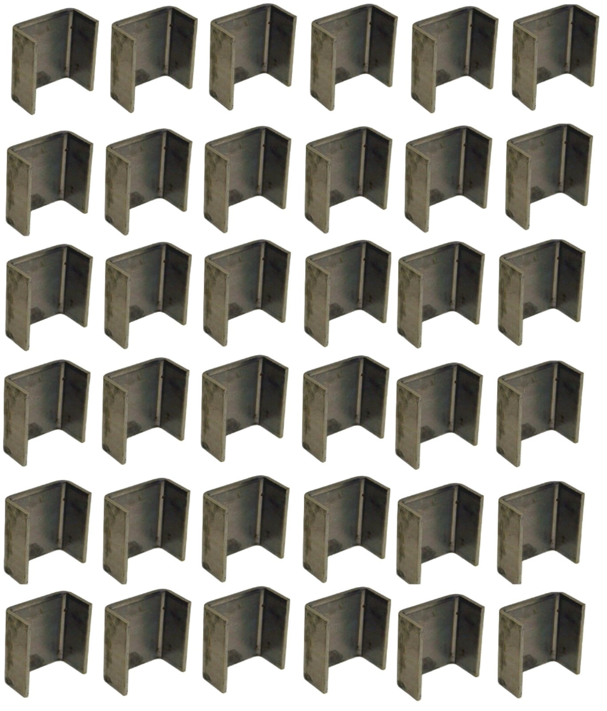 36 – 2×4 Weld-On Steel Stake Pockets (7-Gauge / 3?16") (STK-7GA-LOT36)