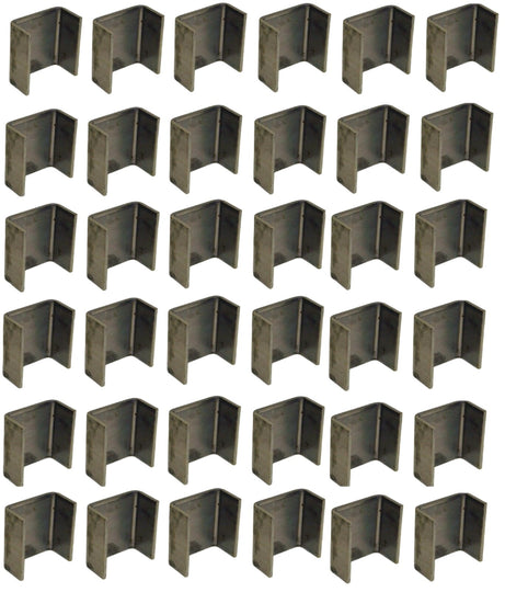 36 – 2×4 Weld-On Steel Stake Pockets (7-Gauge / 3?16") (STK-7GA-LOT36)