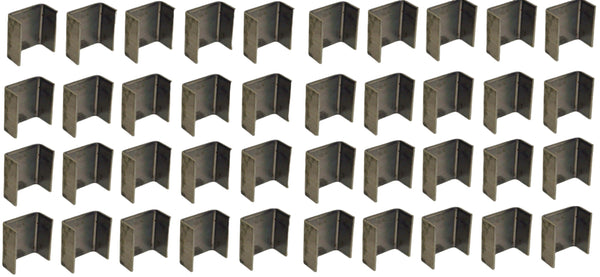 40 – 2×4 Weld-On Steel Stake Pockets (7-Gauge / 3⁄16") (STK-7GA-40)