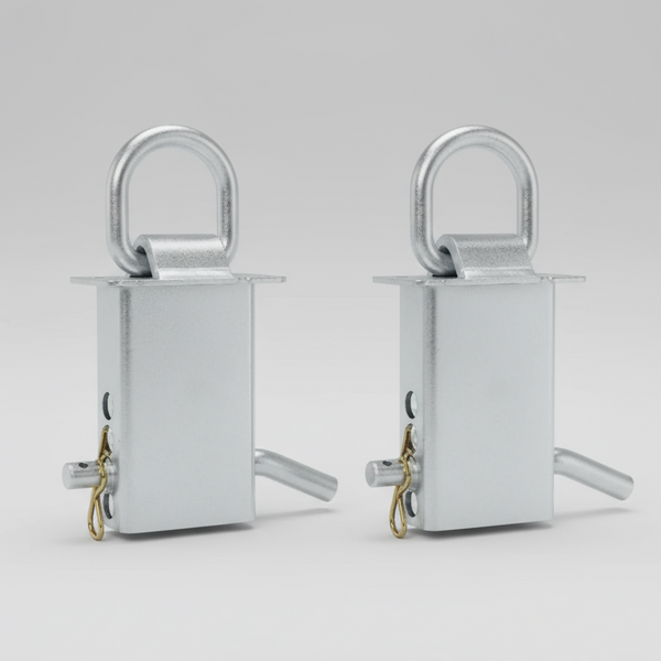 Adjustable Stake Pocket D-Ring Tie-Down — Zinc-Coated — 5400 lb WLL (STK-DR-2)