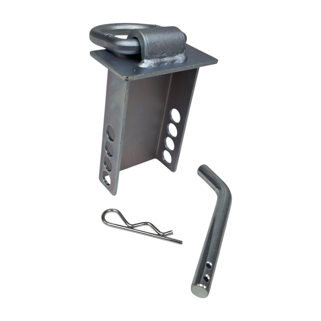 Adjustable Stake Pocket D-Ring Tie-Down — Zinc-Coated — 5400 lb WLL (STK-DR-2)