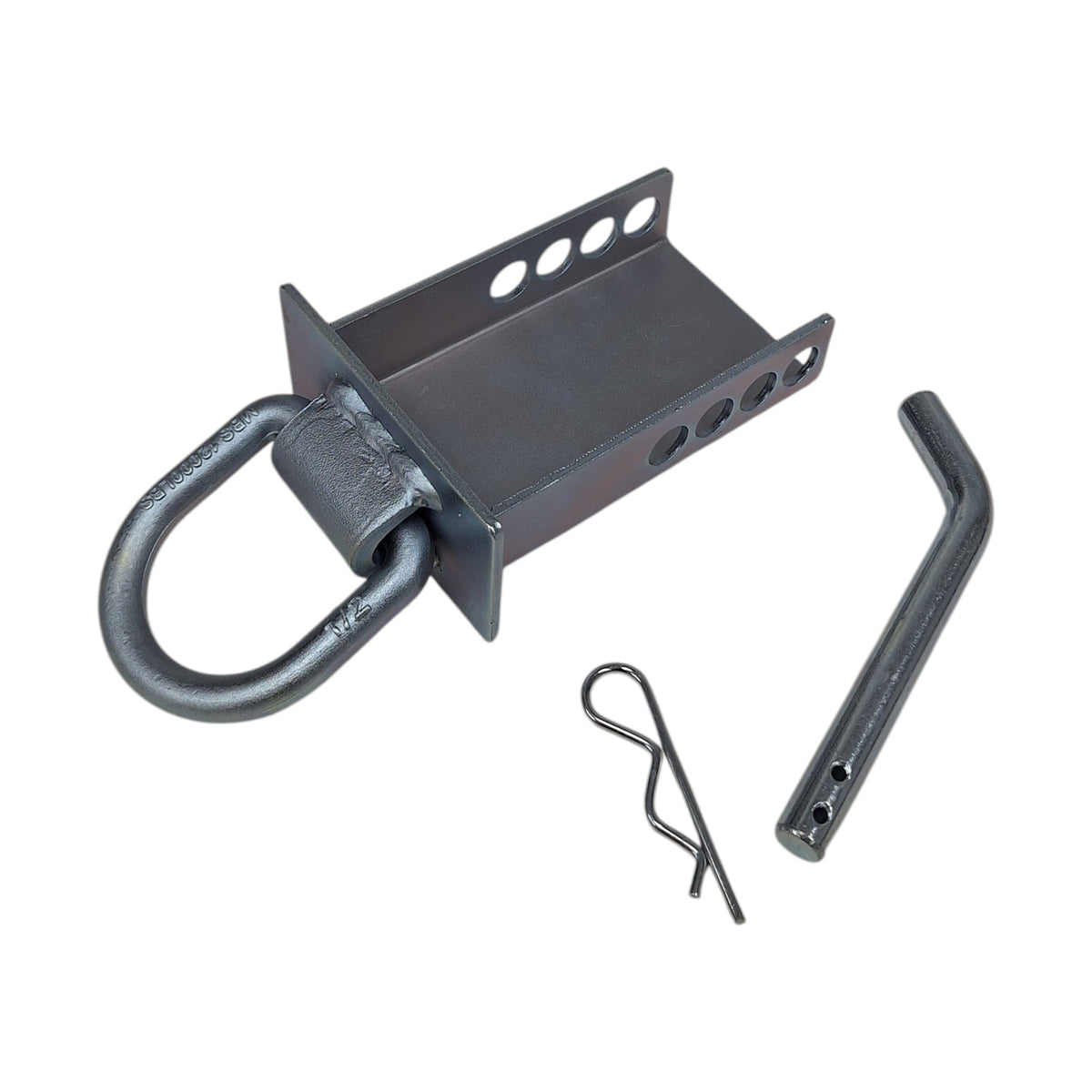 Adjustable Stake Pocket D-Ring Tie-Down — Zinc-Coated — 5400 lb WLL (STK-DR-4)