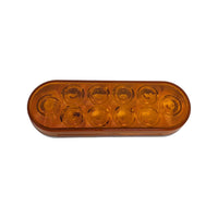 Optronics Amber Stop Turn Tail 10 Diodes Grommet Mounted PL-3 Connection Submersible (STL72AB)