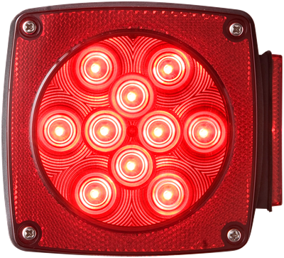 LED Trailer Stop / Turn / Tail Light, Passenger Side — Optronics (STL8RBP)