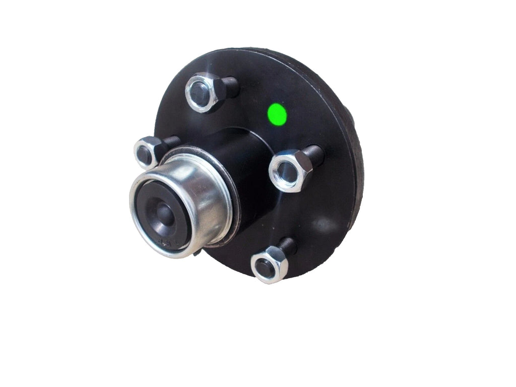 3500 lb Stub Axle End Kit – 5 on 4.75 Bolt Pattern – Complete Hub & Spindle Assembly (STUB-84-5475-H)