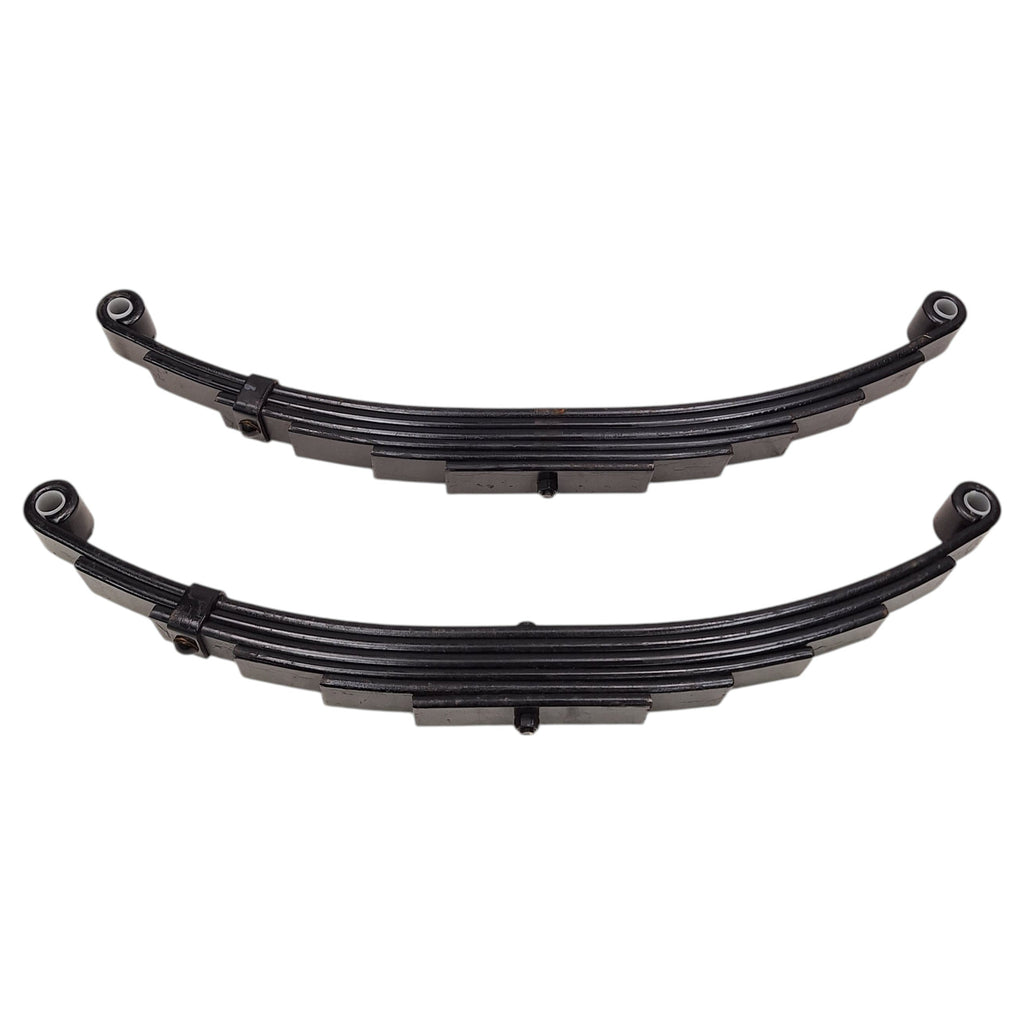 Pair - 2650# Trailer Leaf Spring for 5000# Axles 24.88" Long 3.38" Arch Camper 6 Leaf (SW6-2)
