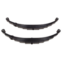 Pair - 2650# Trailer Leaf Spring for 5000# Axles 24.88" Long 3.38" Arch Camper 6 Leaf (SW6-2)