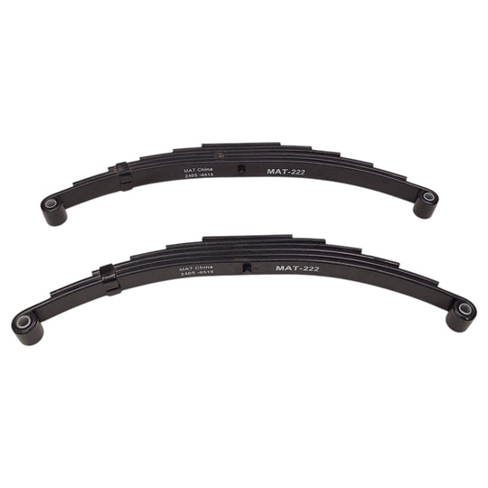Pair - 2650# Trailer Leaf Spring for 5000# Axles 24.88" Long 3.38" Arch Camper 6 Leaf (SW6-2)