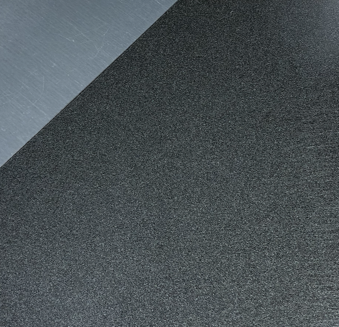 Charcoal 49"x 96" Flat Aluminum Trailer Skin Panel - 0.030" Thickness