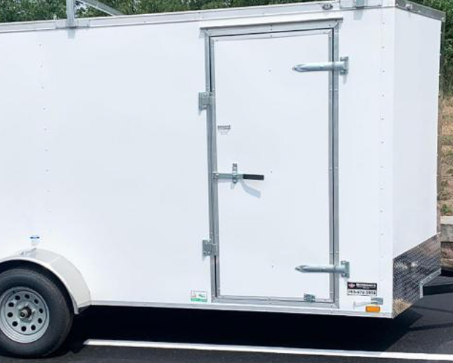 White 49"x 96" Flat Aluminum Trailer Skin Panel 0.030" Thickness