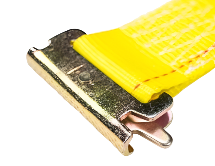 2'x12' Ratchet Straps w/ ETrack Adapter Ends 3000# Break Point Tie Down Straps (312RI)