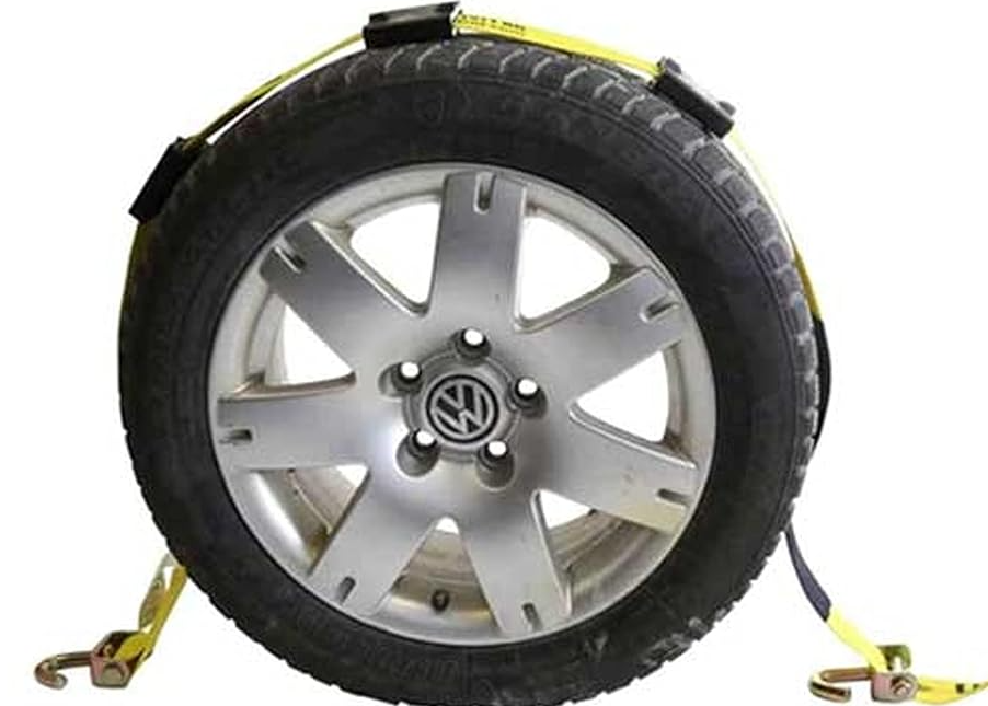 Cargo Control 2 x 10 Adjustable Wheel Lashing with Ratchet and Grips (ADJ-2R10WL)