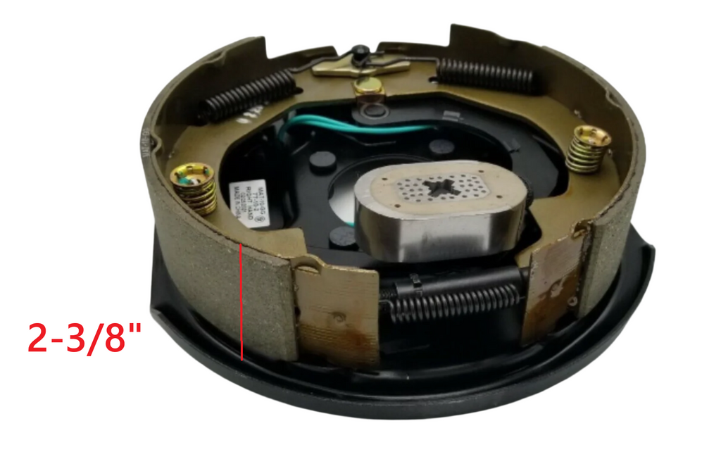 Complete Trailer Electric Brake Backing Plate 3500 axle 10" x 2.25" Pre-Boxed (BRK-EB10-KIT)