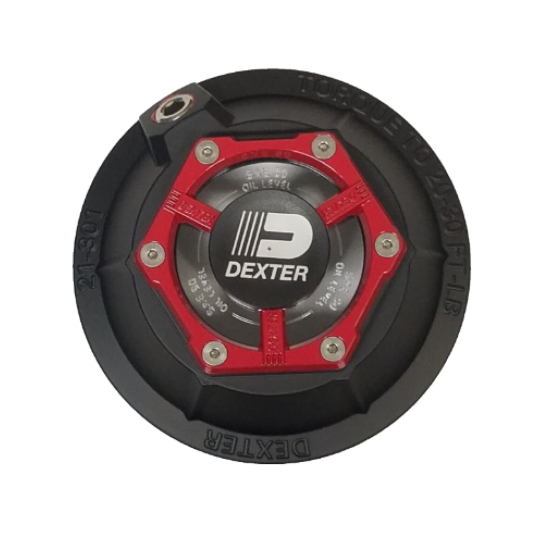 Dexter FORTRESS 4" Diameter Aluminum 21-36 Oil Cap for 10-15,000 lb axles (K21-301-00)