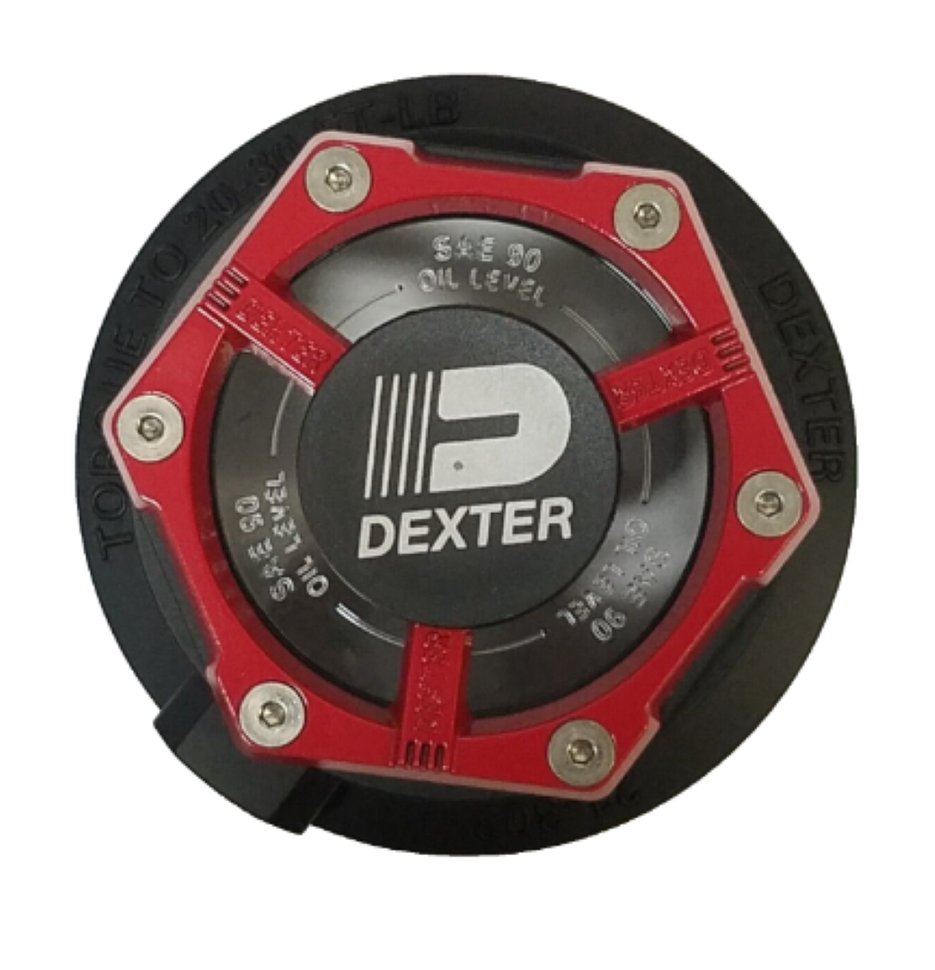 Dexter FORTRESS 2.875" Diameter Aluminum 21-35 Oil Cap for 5,200-8,000 lb axles (K21-303-00)